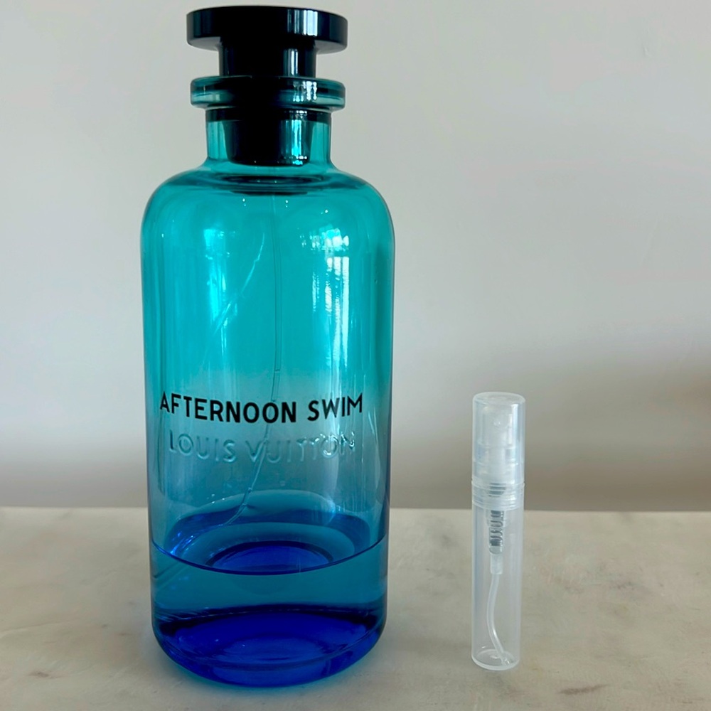 LOUIS VUITTON Afternoon Swim 3ml sample in refillable travel atomizer